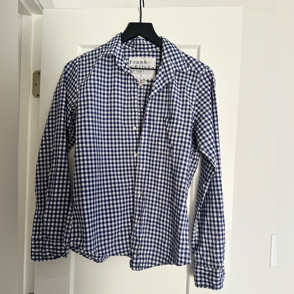 Frank and Eileen gingham Barry shirt
